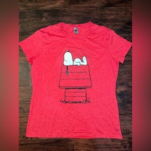 Red Snoopy Graphic Tee